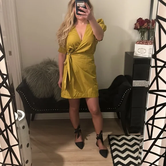 NWT lime green happy x nature dress - Picture 2 of 10